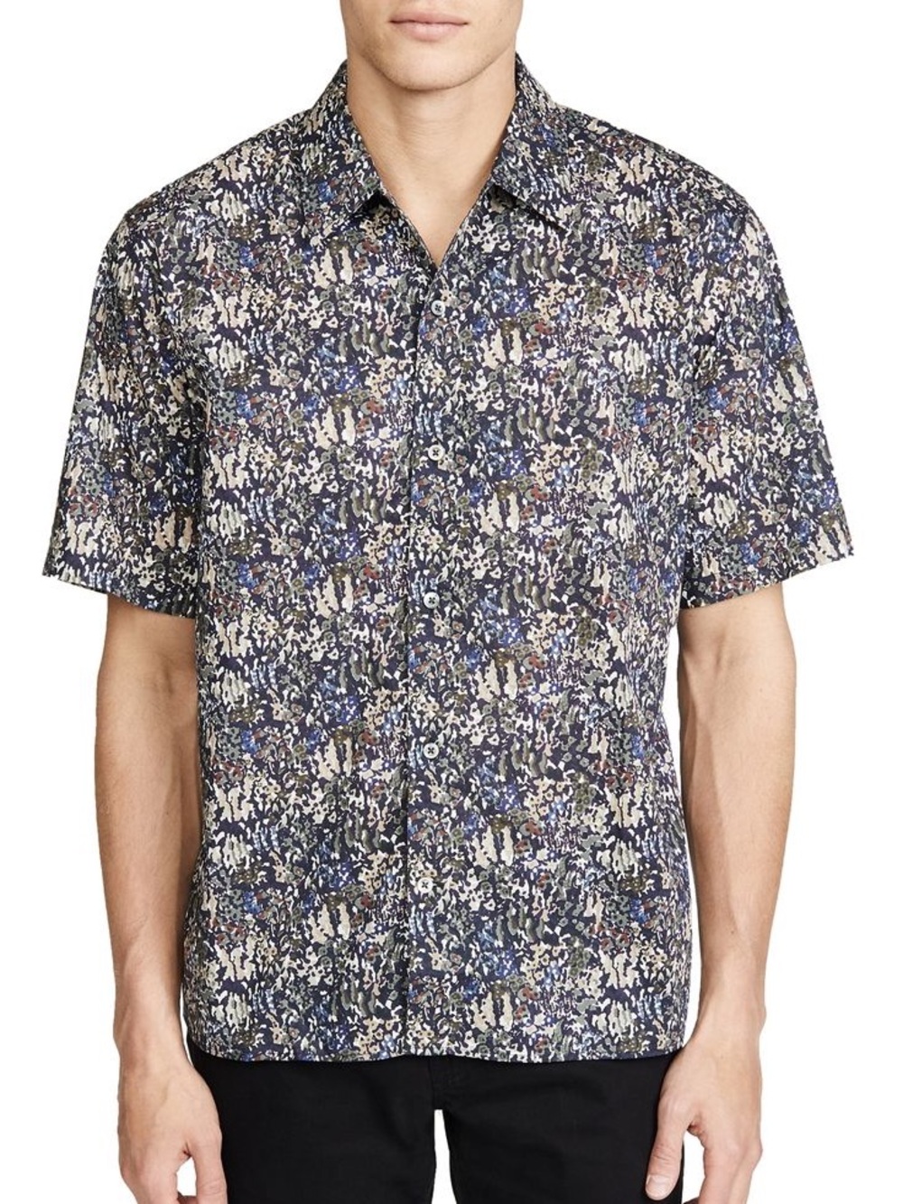 Norse project liberty London material button up short sleeve size medium